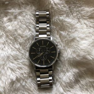 Silver Nixon watch